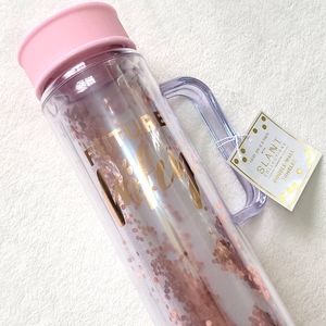 NWT! FUTURE WIFEY ROSE GOLD PINK PASTEL CLEAR WATER BOTTLE BRIDAL SHOWER GIFT